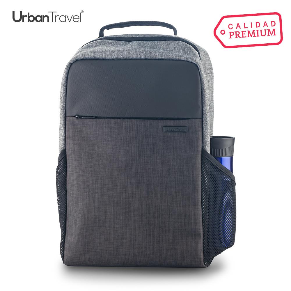 Morral backpack legacy urban travel Negro-gris miniatura 3