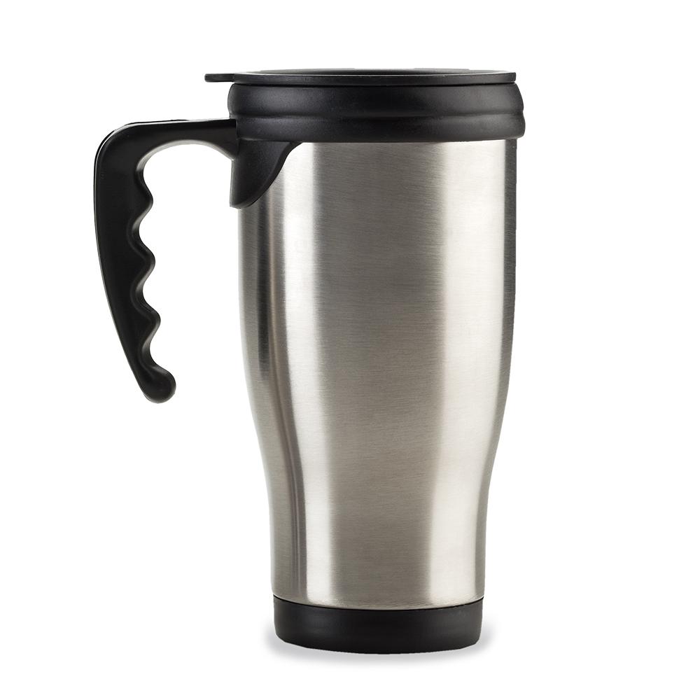 Mug doble pared en acero ii - 16oz Silver - Negro miniatura 4