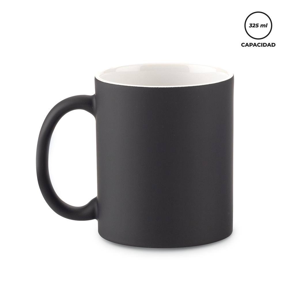 Mug en cerámica rubber 325 ml Gris miniatura 5