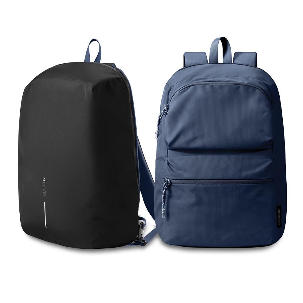 Morral backpack switch 2-1 nuevo Negro - Azul miniatura 5