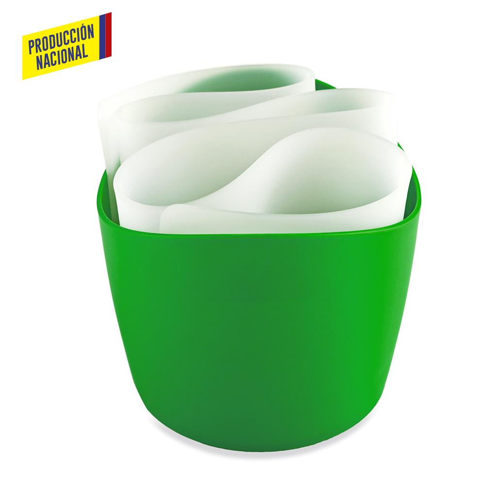 Organizador de escritorio harmony - produccion nacional produccion nacional .Silicona Blanco miniatura 9