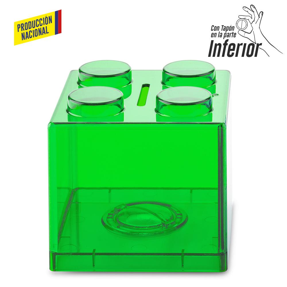 Alcancia cubo apilable - produccion nacional produccion nacional Blanco miniatura 7