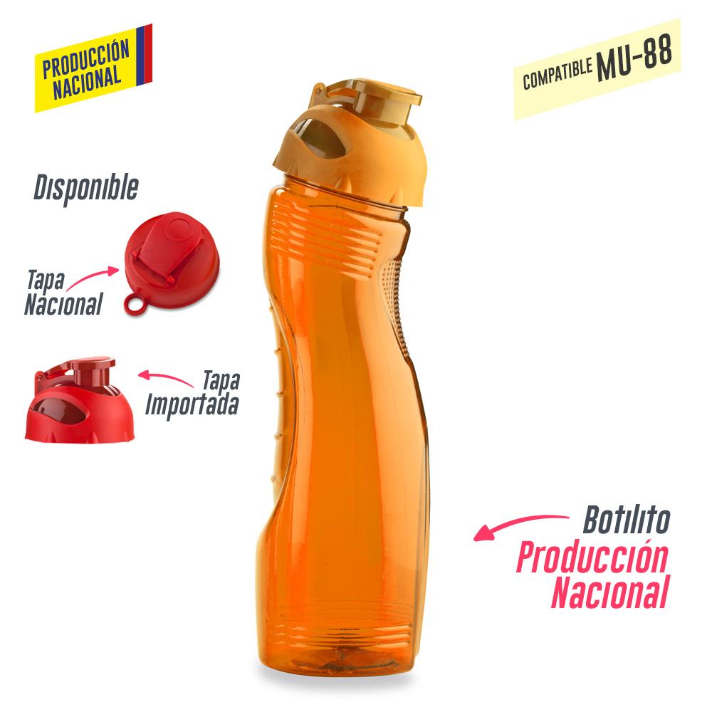 Botilito saturno pvc 900ml - produccion nacional (ver mu-35 - tapa pesta) produccion nacional Rojo para tapa pestaña miniatura 6