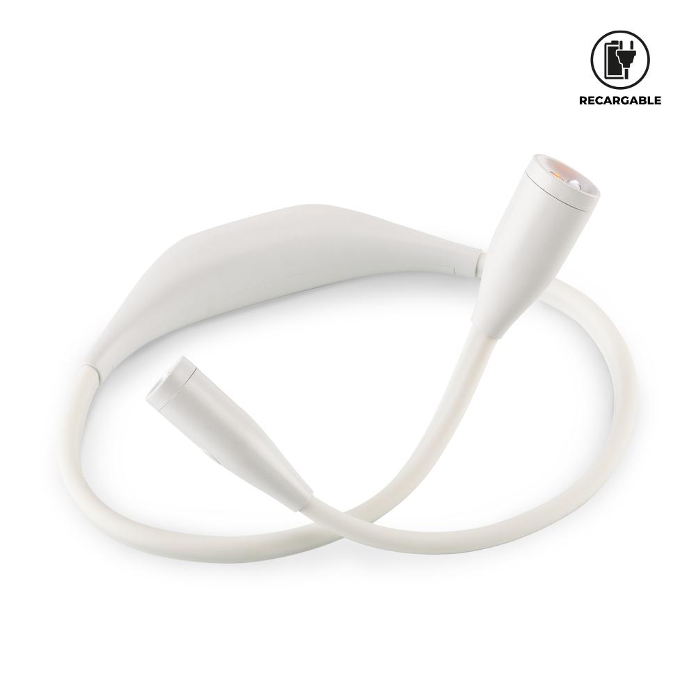 Linterna recargable neck Blanco miniatura 3