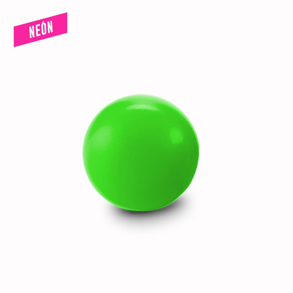 Bola antiestrés neón 6,7cm Azul Neon miniatura 7