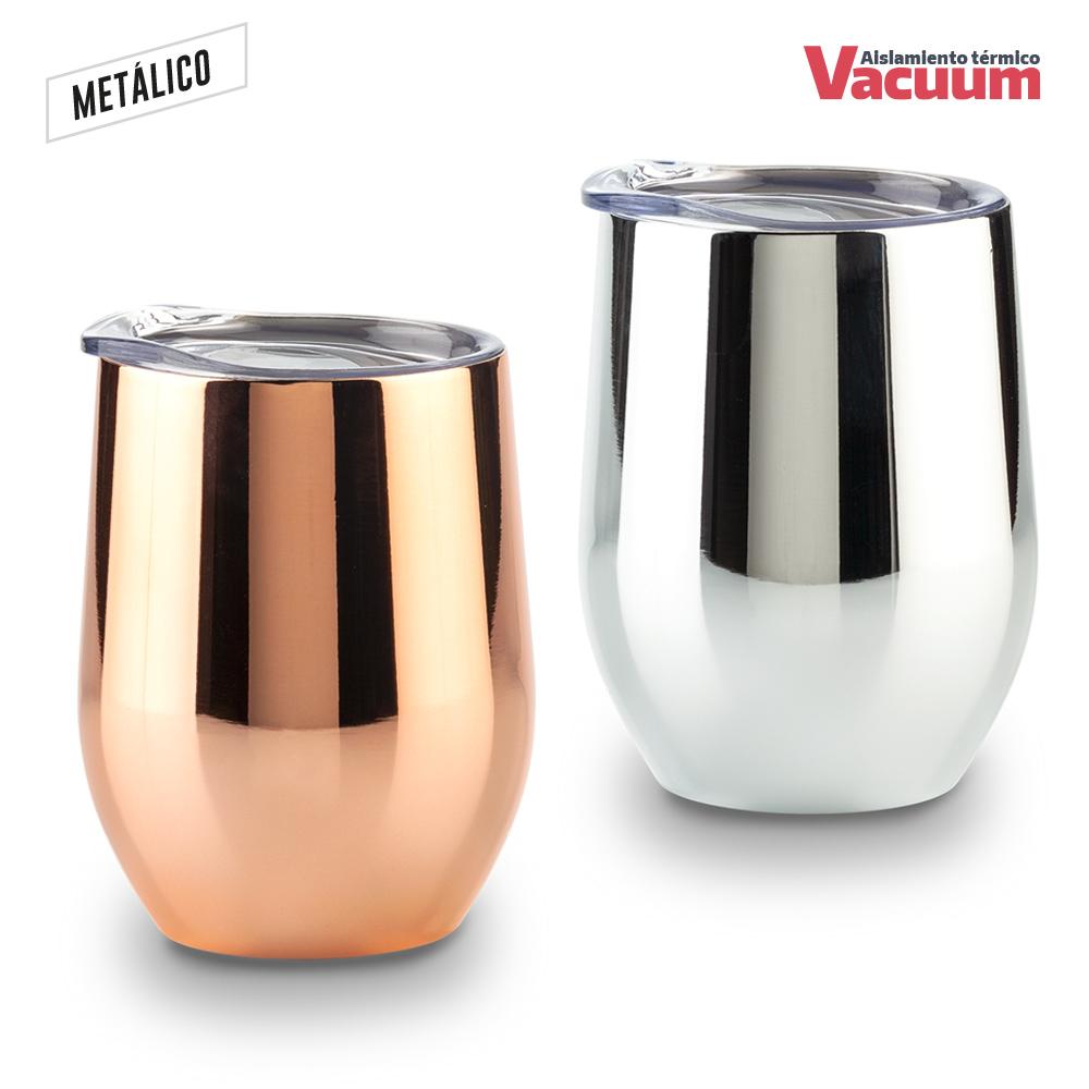 Mug metálico harlem 350ml Cobre front