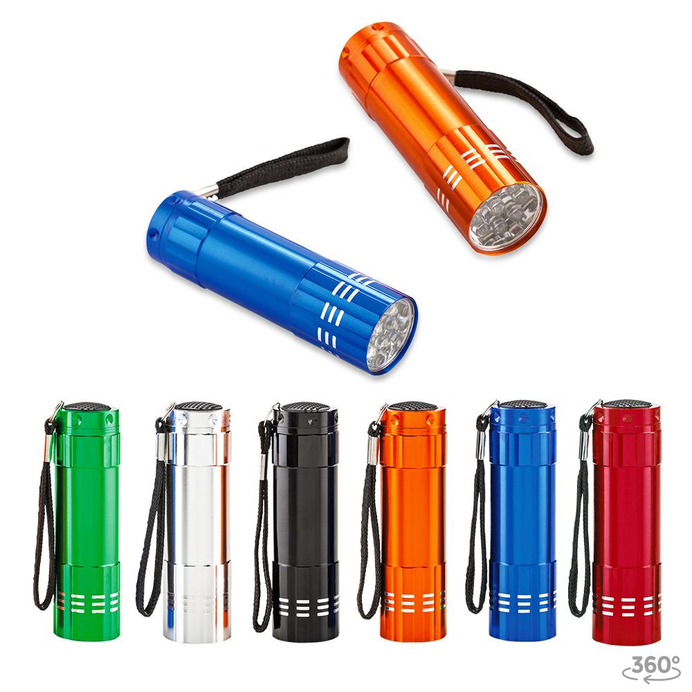 Linterna de 9 leds flynt Naranja miniatura 2
