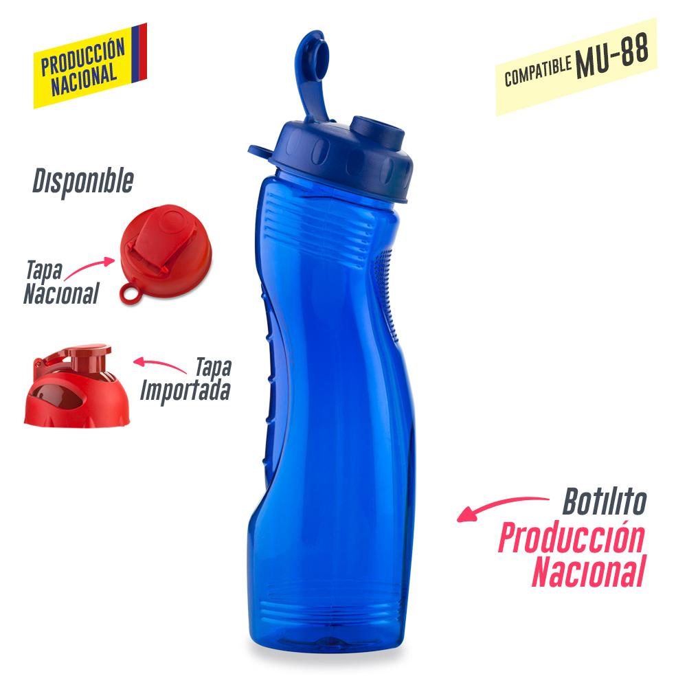 Botilito saturno pvc 900ml - produccion nacional (ver mu-35 - tapa pesta) produccion nacional Rojo para tapa pestaña front