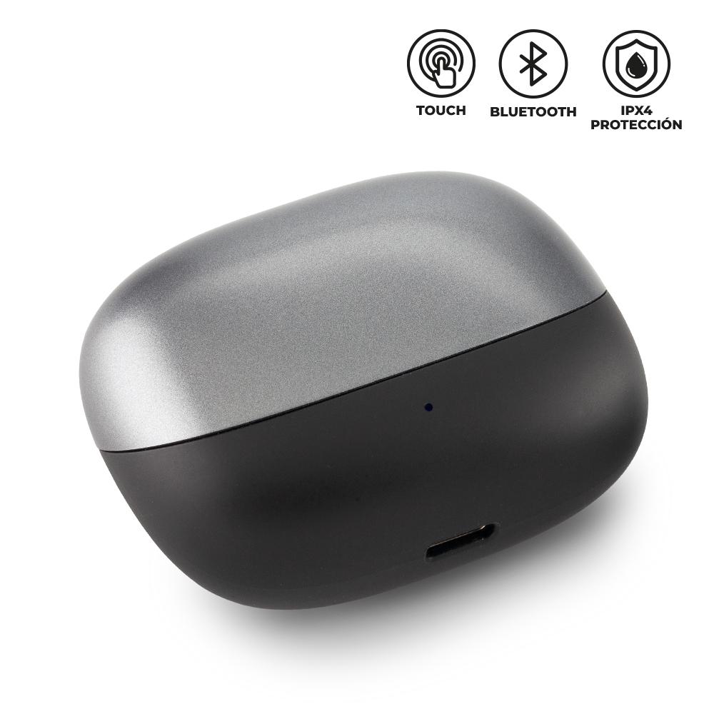 Audifonos bluetooth devola Negro Silver miniatura 3