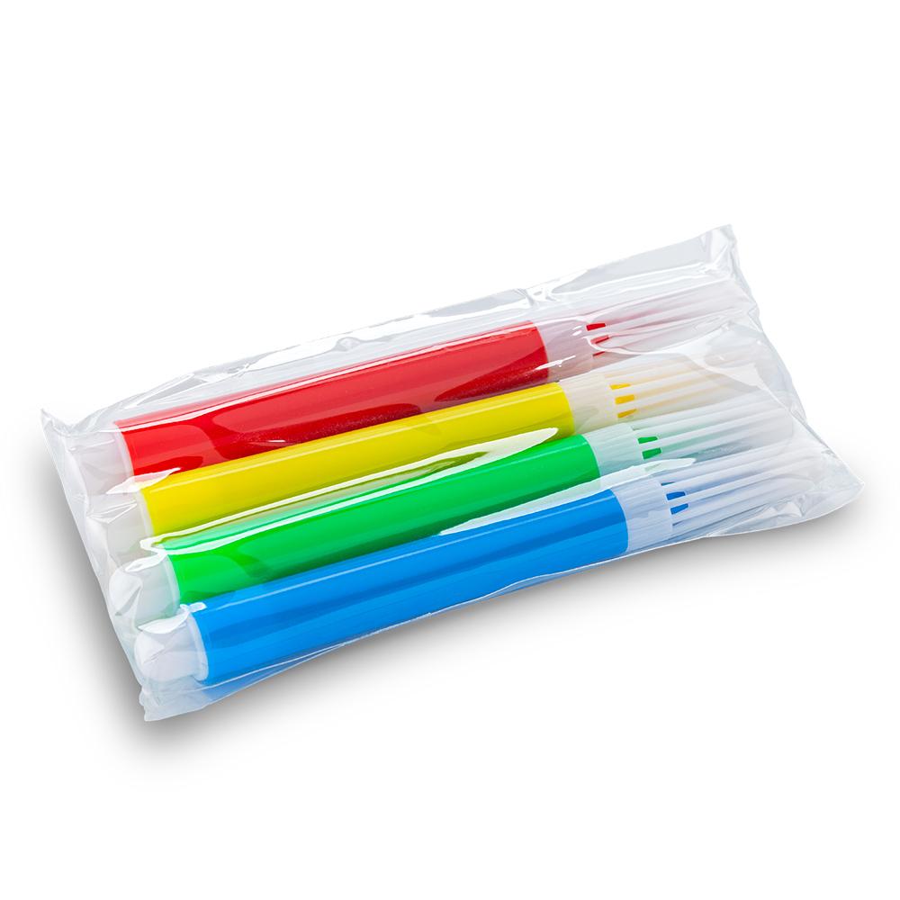 Set de 4 mini marcadores tinta lavable Surtido miniatura 4