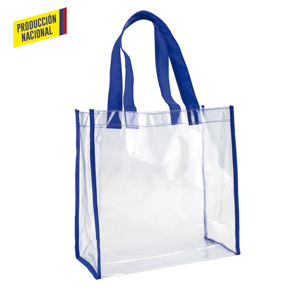 Bolsa clear zuzy con ribete - produccion nacional produccion nacional Verde front