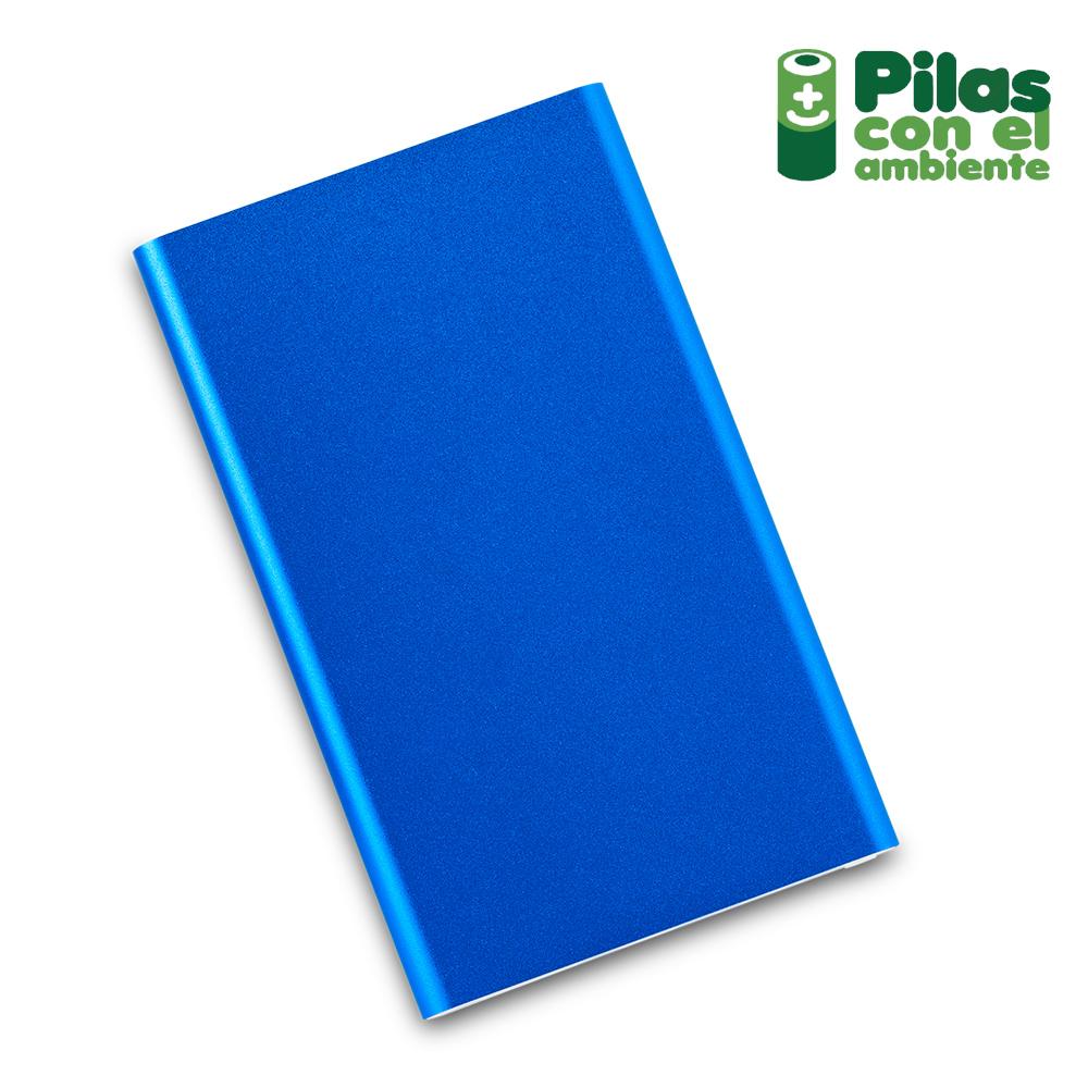 Pila recargable en aluminio 4000mah Azul miniatura 3