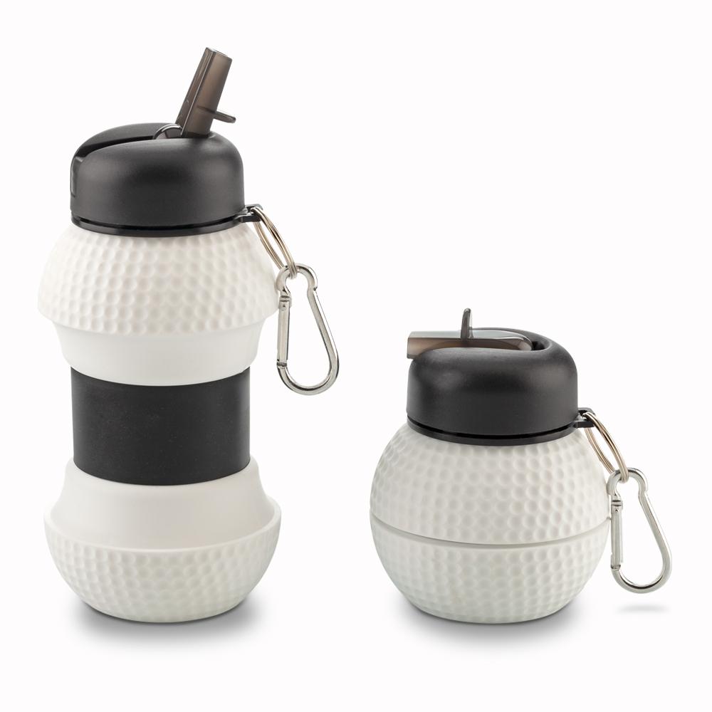 Botilito en silicona golf 550ml Negro - Blanco miniatura 4