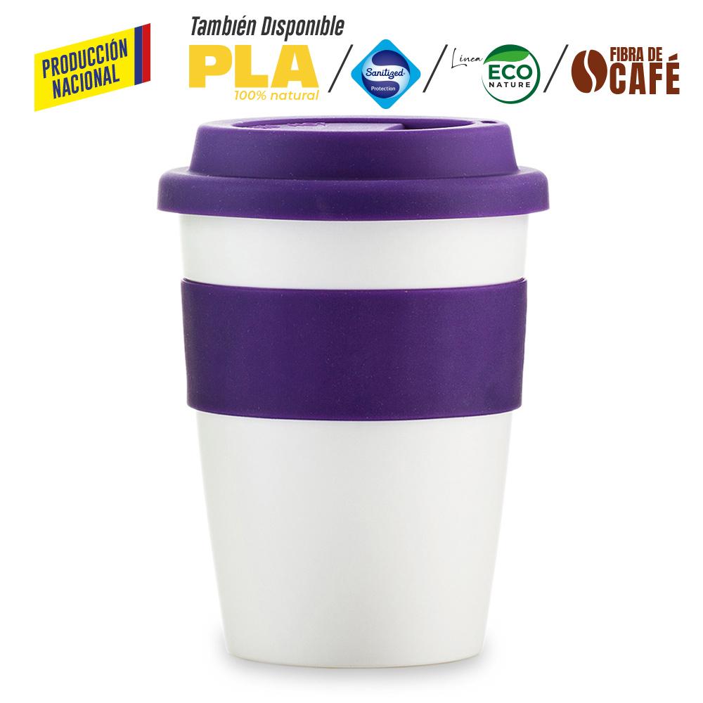 Mug plastico orbit 12oz - produccion nacional produccion nacional Blanco Para Tapa Plastica miniatura 6
