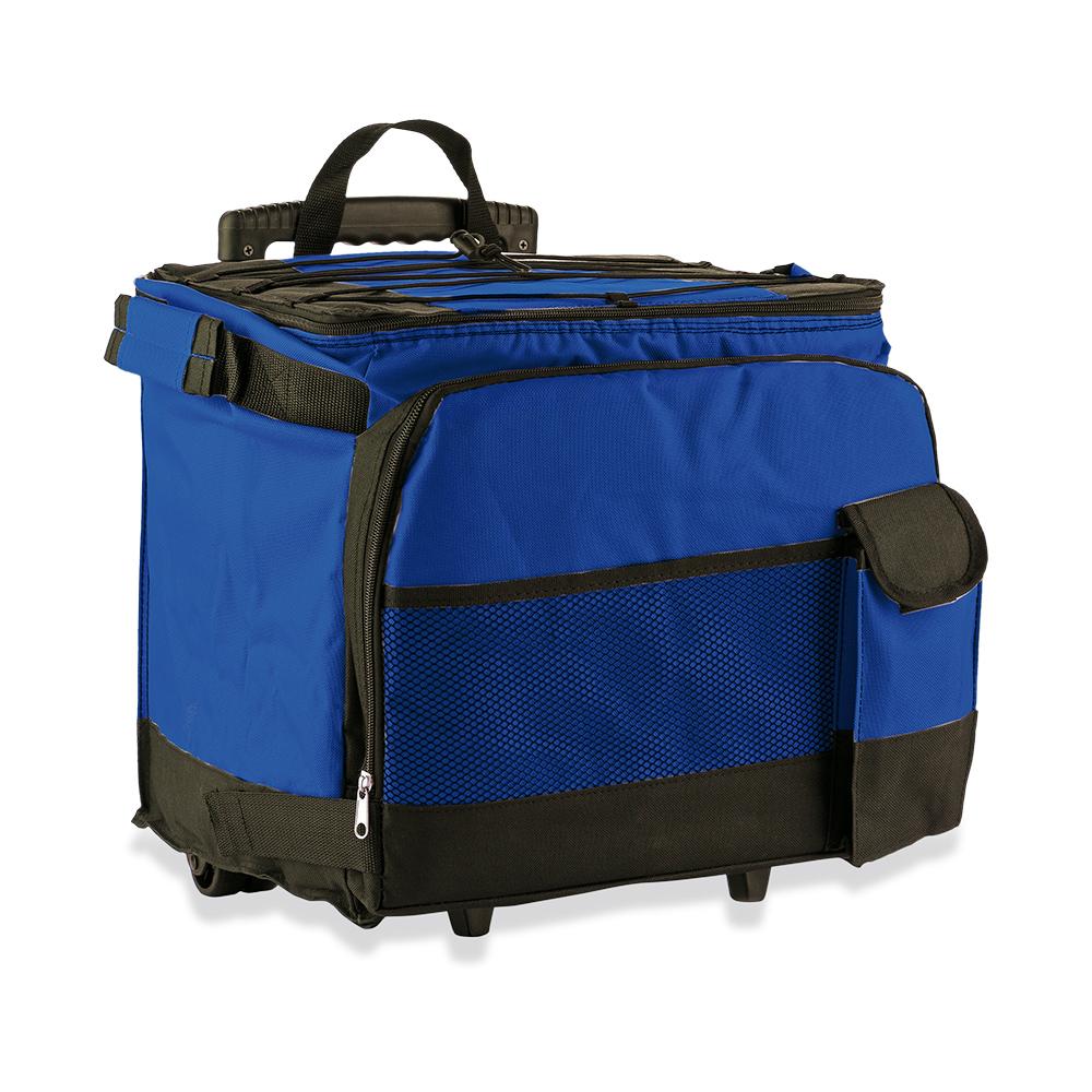 Nevera cooler bag trolley Azul-Negro miniatura 3