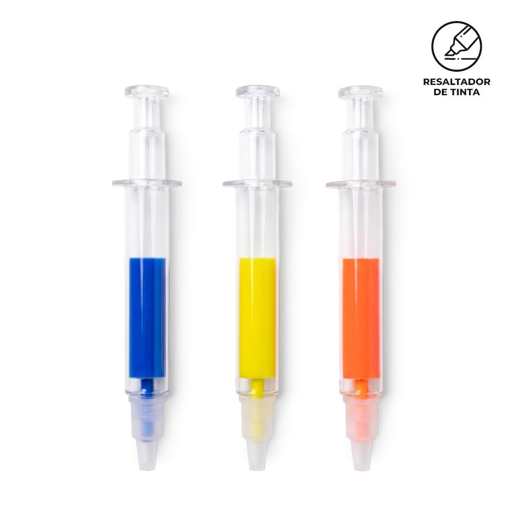 Resaltador jeringa nuevo Naranja miniatura 3