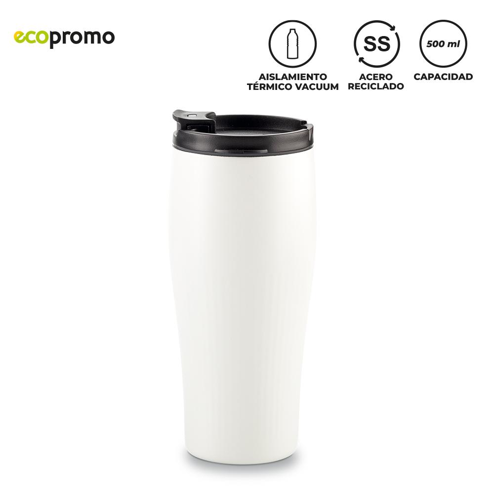 Mug metálico tasso 500 ml Blanco Marfil miniatura 7