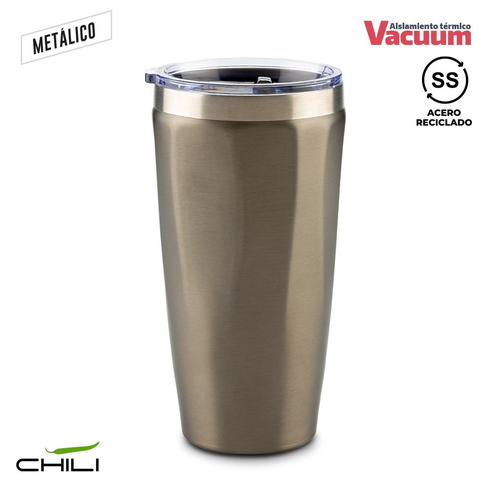 Mug metalico calypso chili 500ml Gris Oscuro miniatura 4