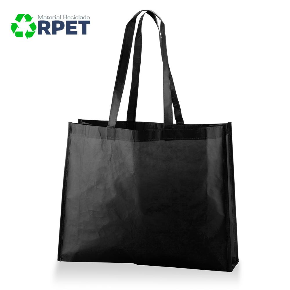 Bolsa ecologica laminada en rpet Azul Royal miniatura 6
