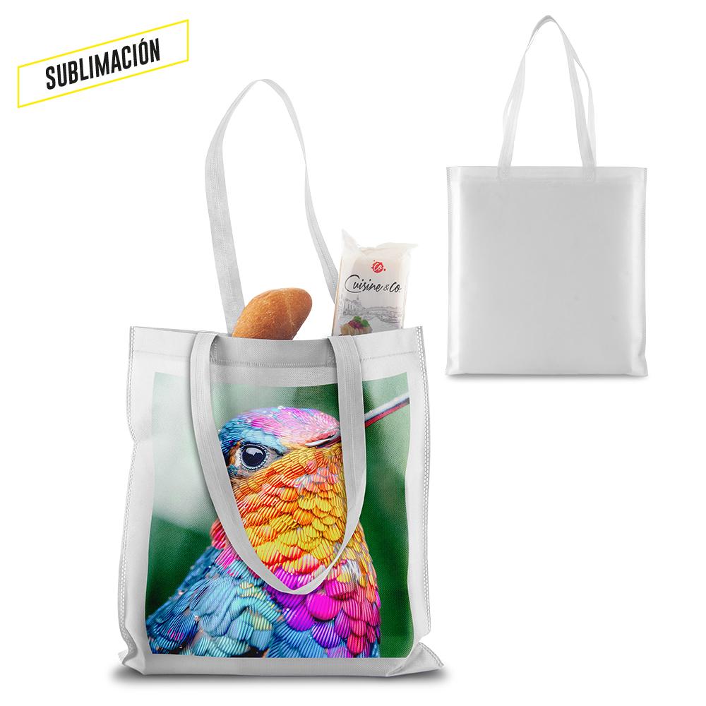 Bolsa en cambrel baxter para sublimación (80gr) Blanco front