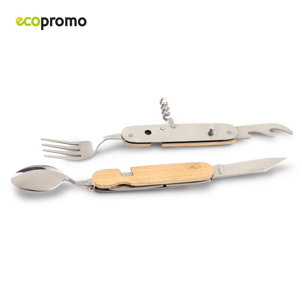 Set de cubiertos camping - oferta oferta Bambú miniatura 3