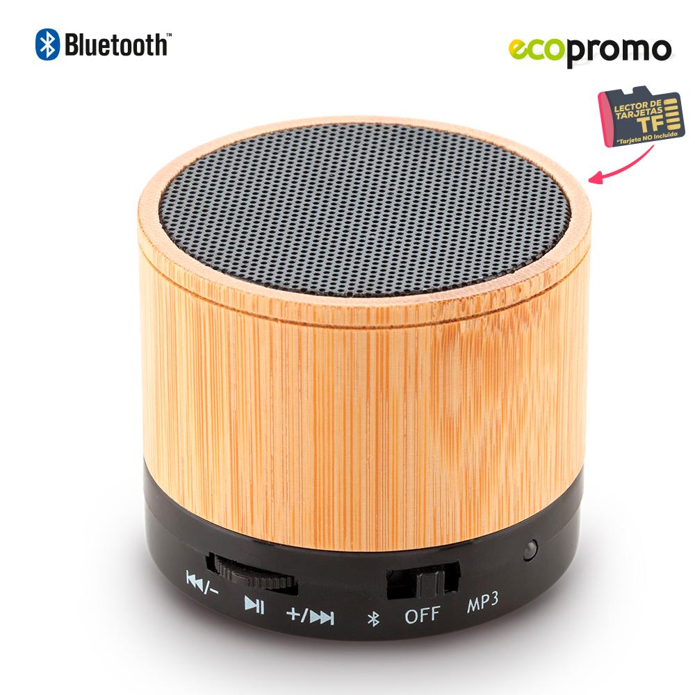 Speaker bluetooth artix bamboo Bamboo Negro miniatura 3