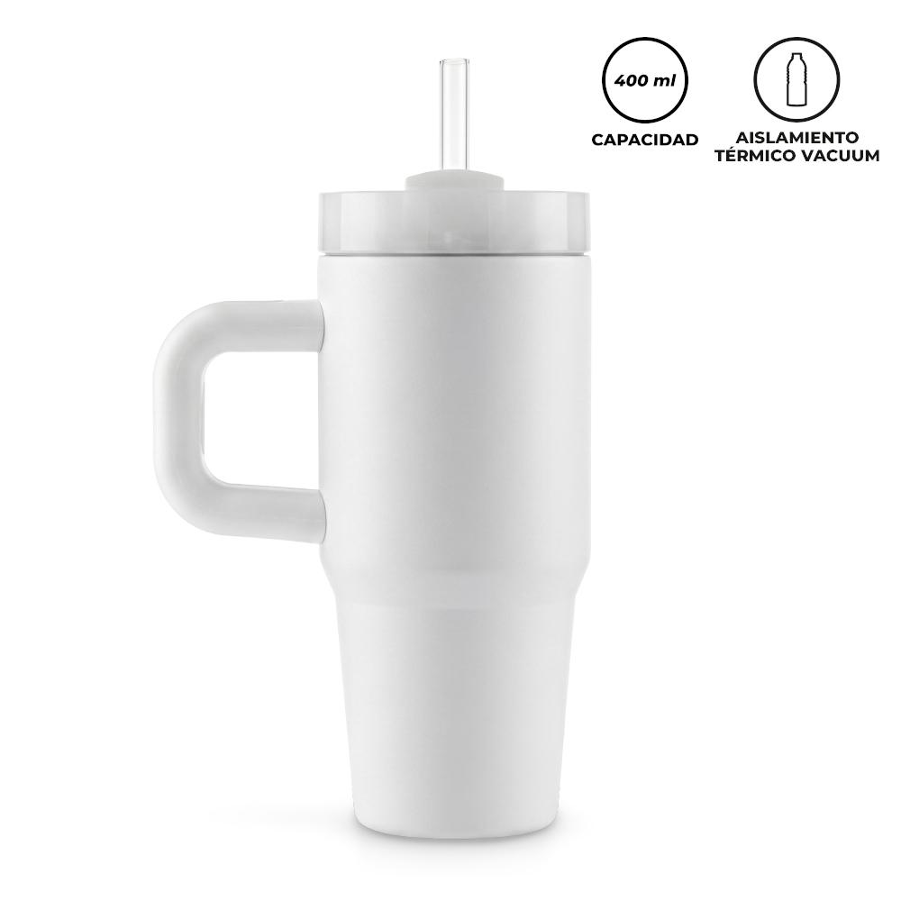Mug metálico mini chester 400 ml nuevo Blanco miniatura 3