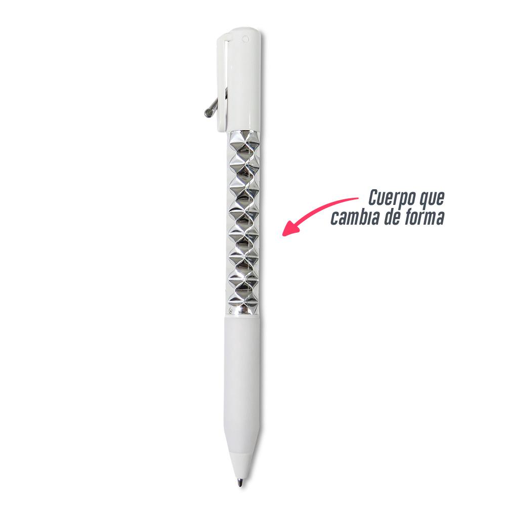 Boligrafo holographic - oferta oferta Blanco miniatura 3