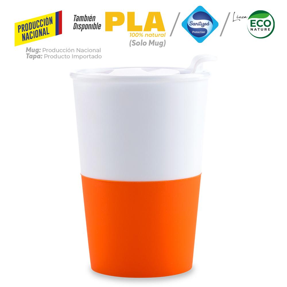 Mug plastico osiris 360ml - produccion nacional produccion nacional .Vaso Blanco prod nacional miniatura 6