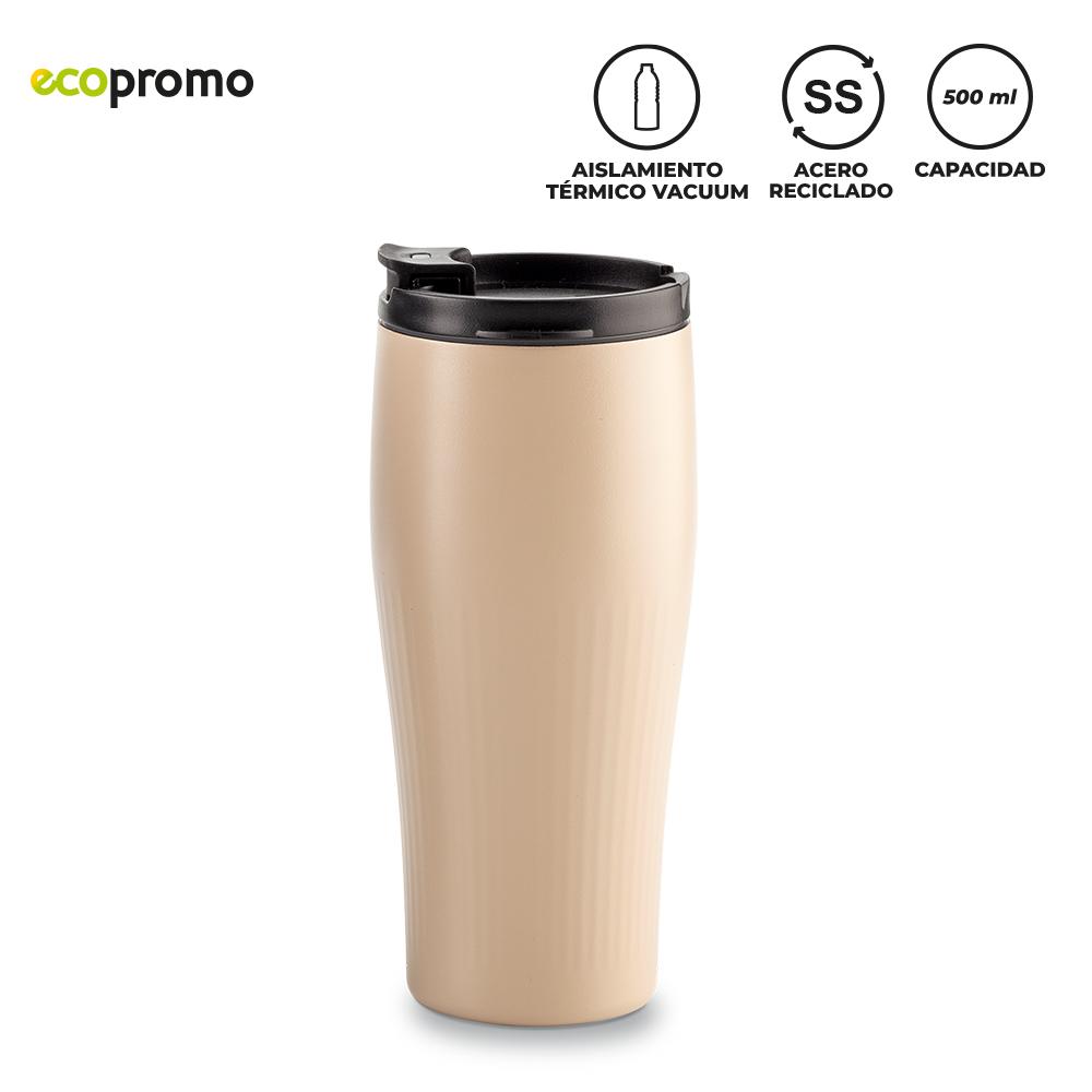 Mug metálico tasso 500 ml Blanco Marfil miniatura 6