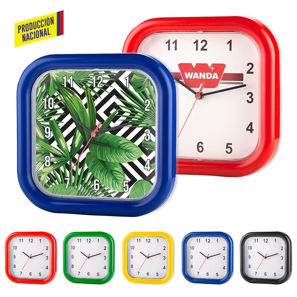 Reloj mondrian cuadrado - produccion nacional produccion nacional Azul front
