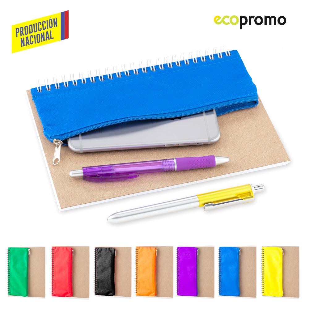 Libreta con portalapices - produccion nacional produccion nacional Amarillo front