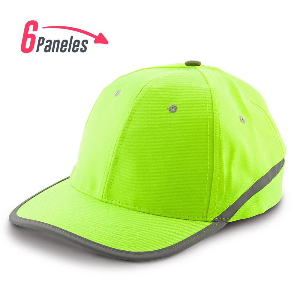Gorra emergency Verde 6 Paneles miniatura 4