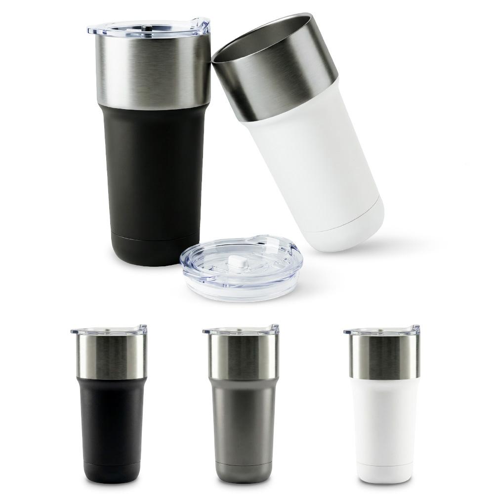 Mug metálico arrow 600 ml nuevo Gris Oscuro front