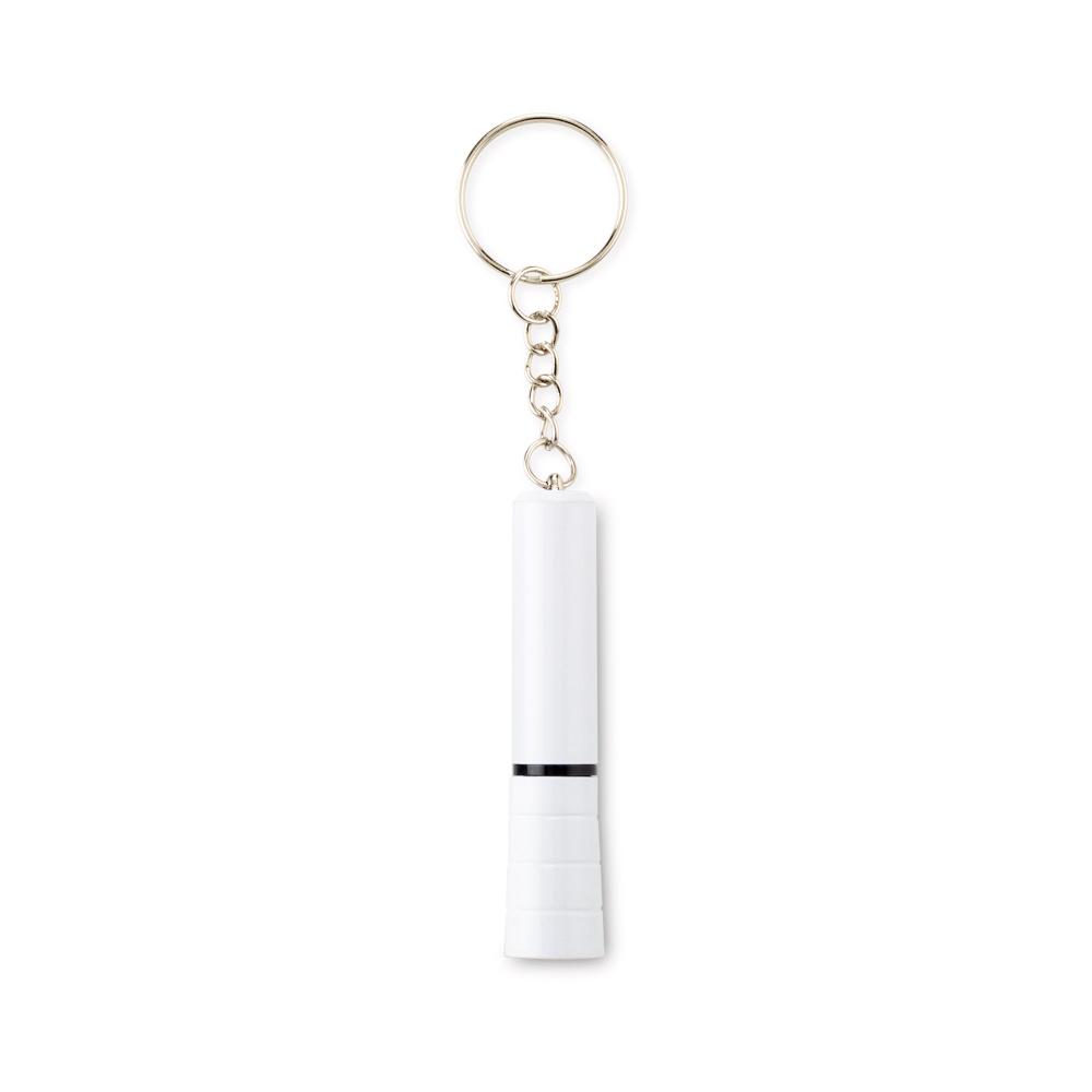 Llavero linterna space .Blanco-Amarillo miniatura 8
