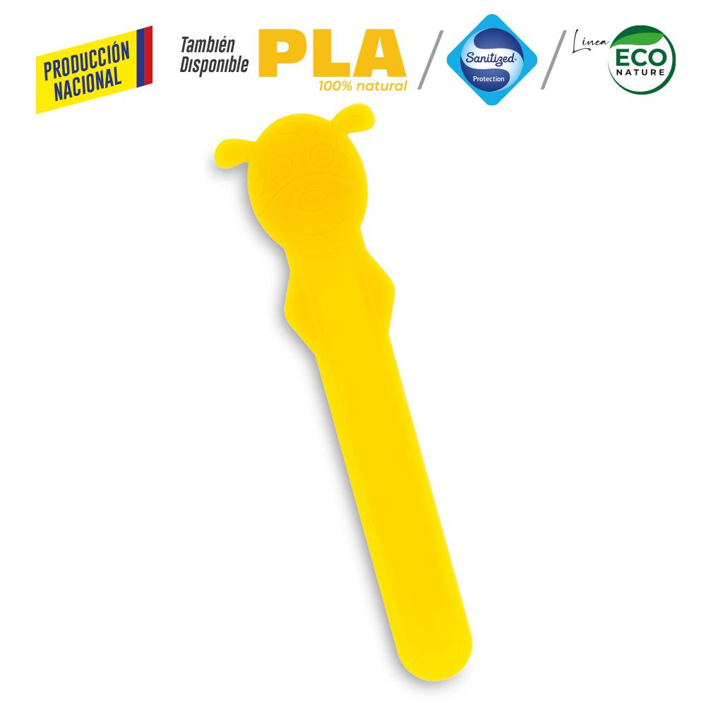 Bajalenguas plastico- produccion nacional produccion nacional Azul front