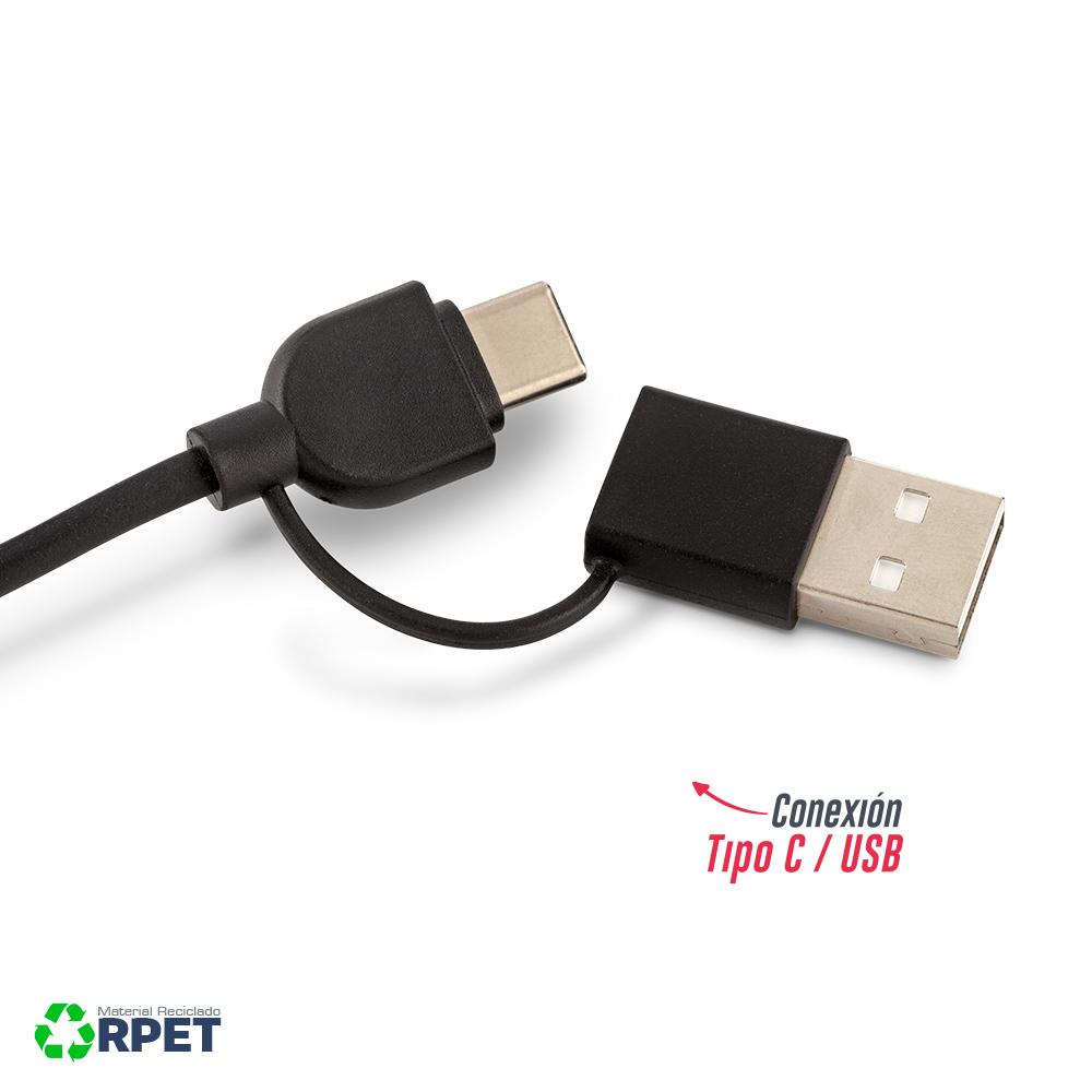 Puerto usb rpet Gris miniatura 5