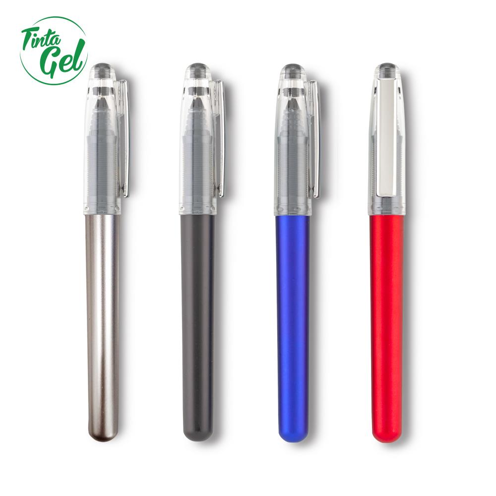 Boligrafo maddax gel Azul front
