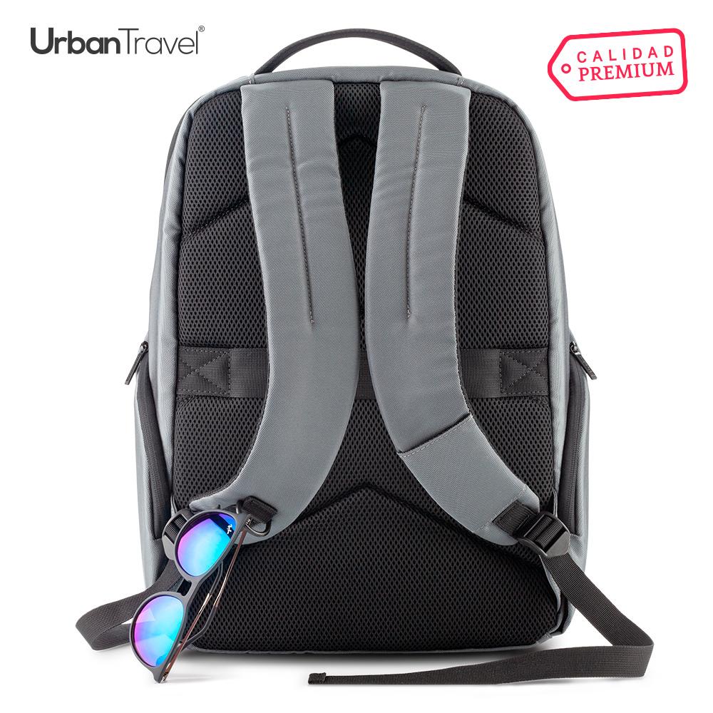 Morral backpack kepler urban travel Negro-gris miniatura 4