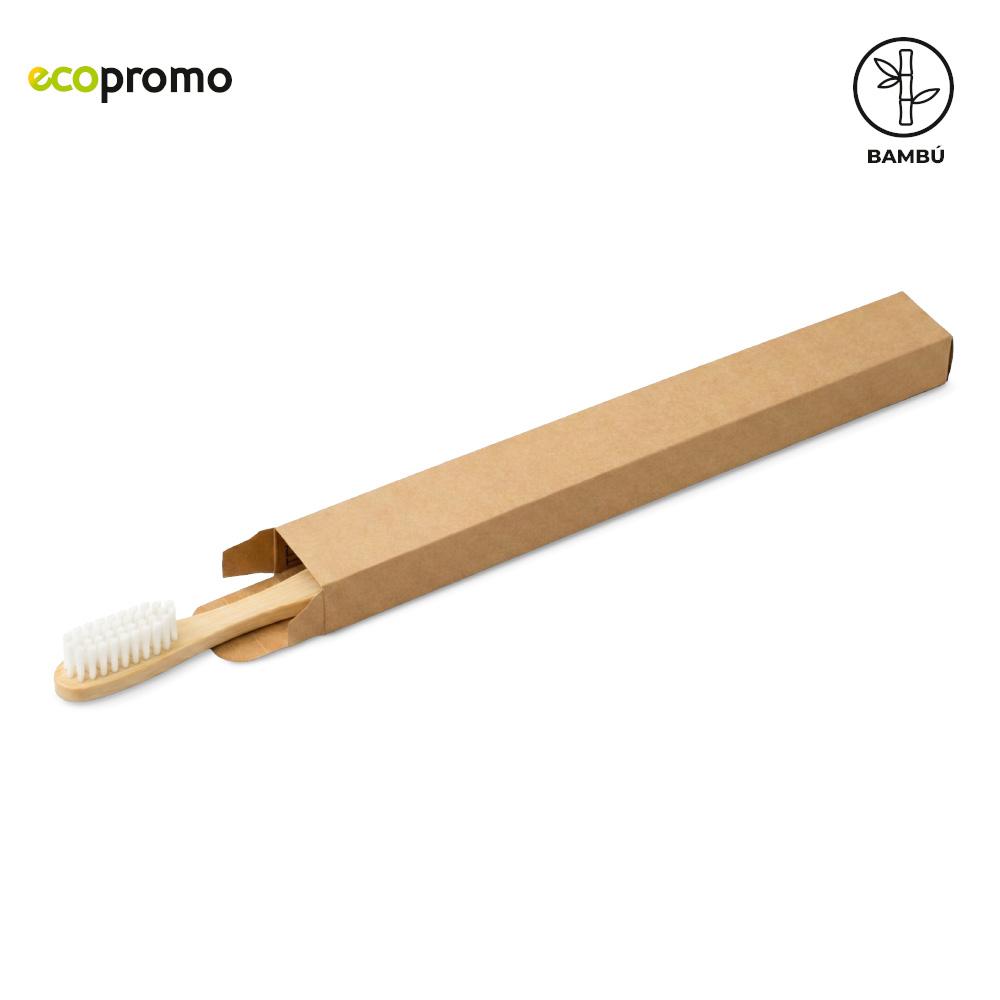 Cepillo de dientes bambú nuevo Natural miniatura 4