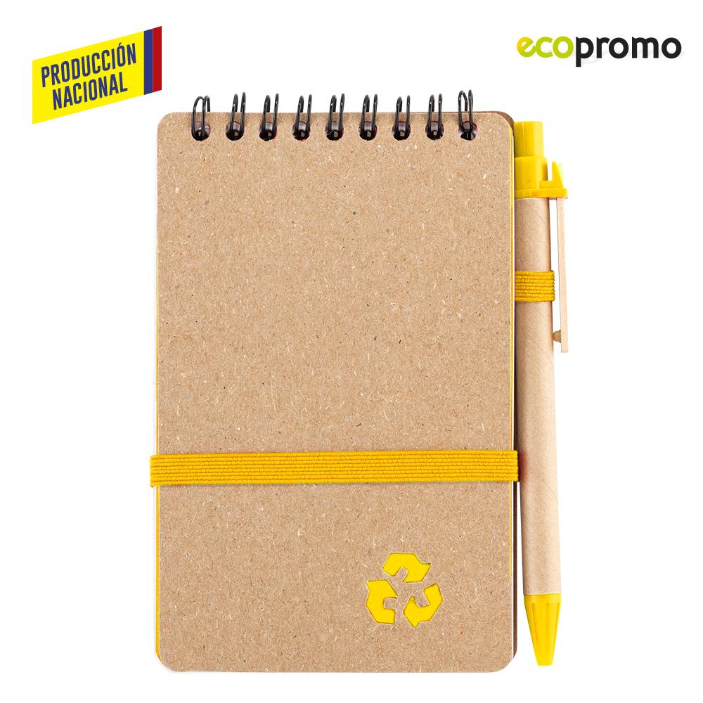 Libreta woody ecologica - produccion nacional produccion nacional Cartòn - Negro miniatura 3