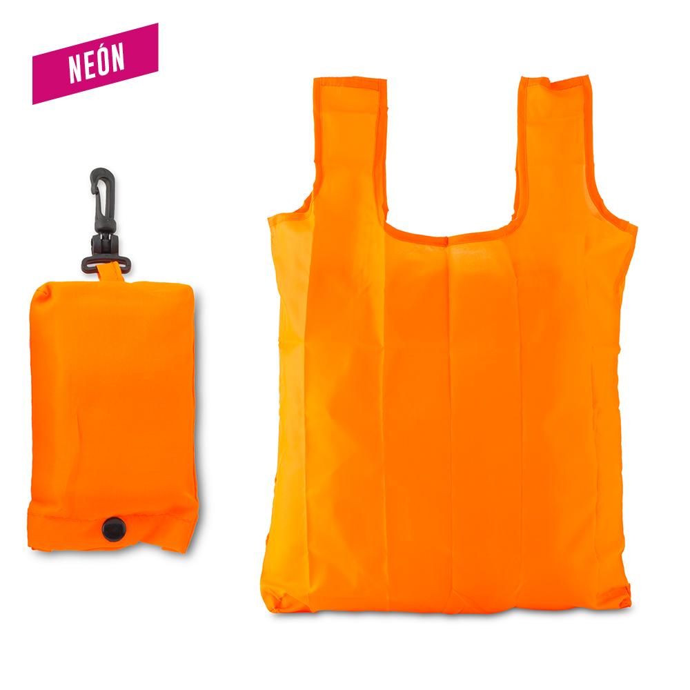 Bolsa plegable neon emma Naranja Neon miniatura 6