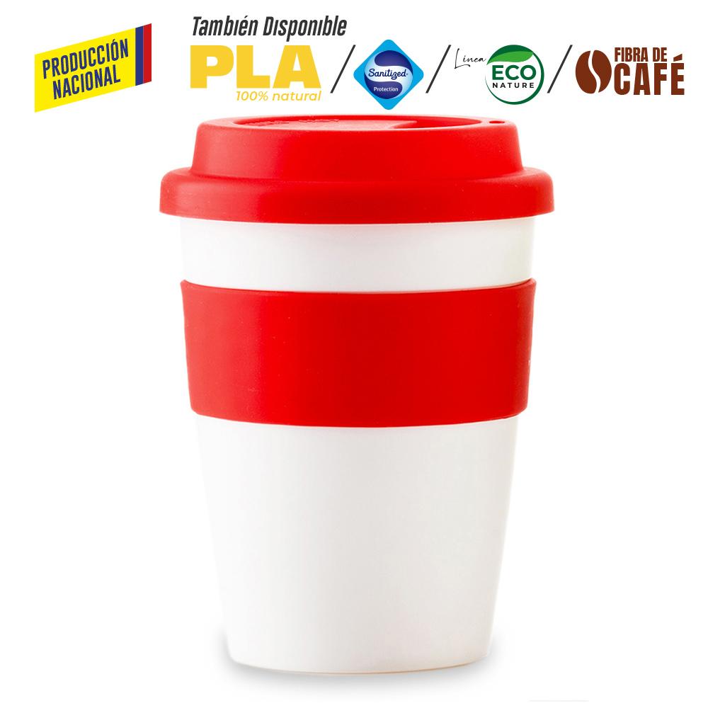 Mug plastico orbit 12oz - produccion nacional produccion nacional Blanco Para Tapa Plastica miniatura 7