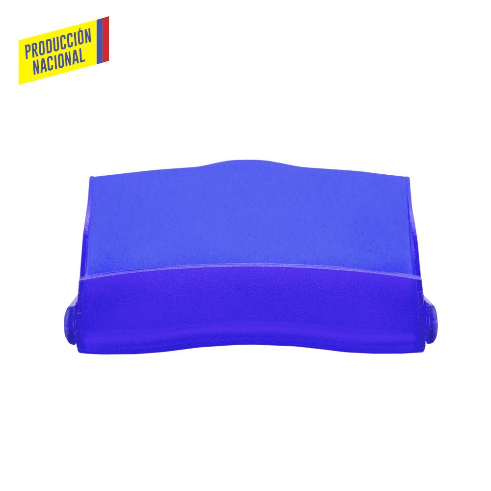 Portatarjetas plastico - produccion nacional produccion nacional Azul miniatura 3