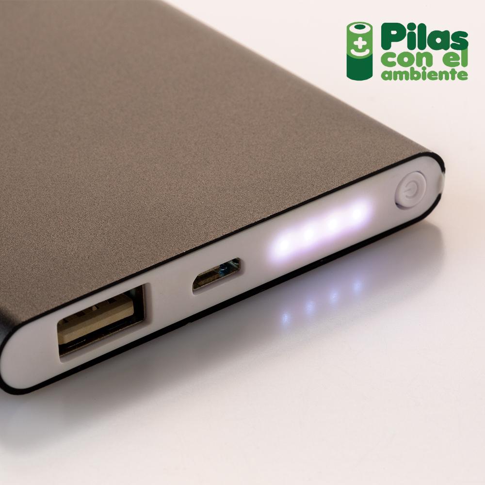 Pila recargable en aluminio 4000mah Azul miniatura 6