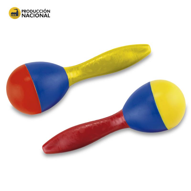Maraca grande unidad - produccion nacional produccion nacional Tricolor front