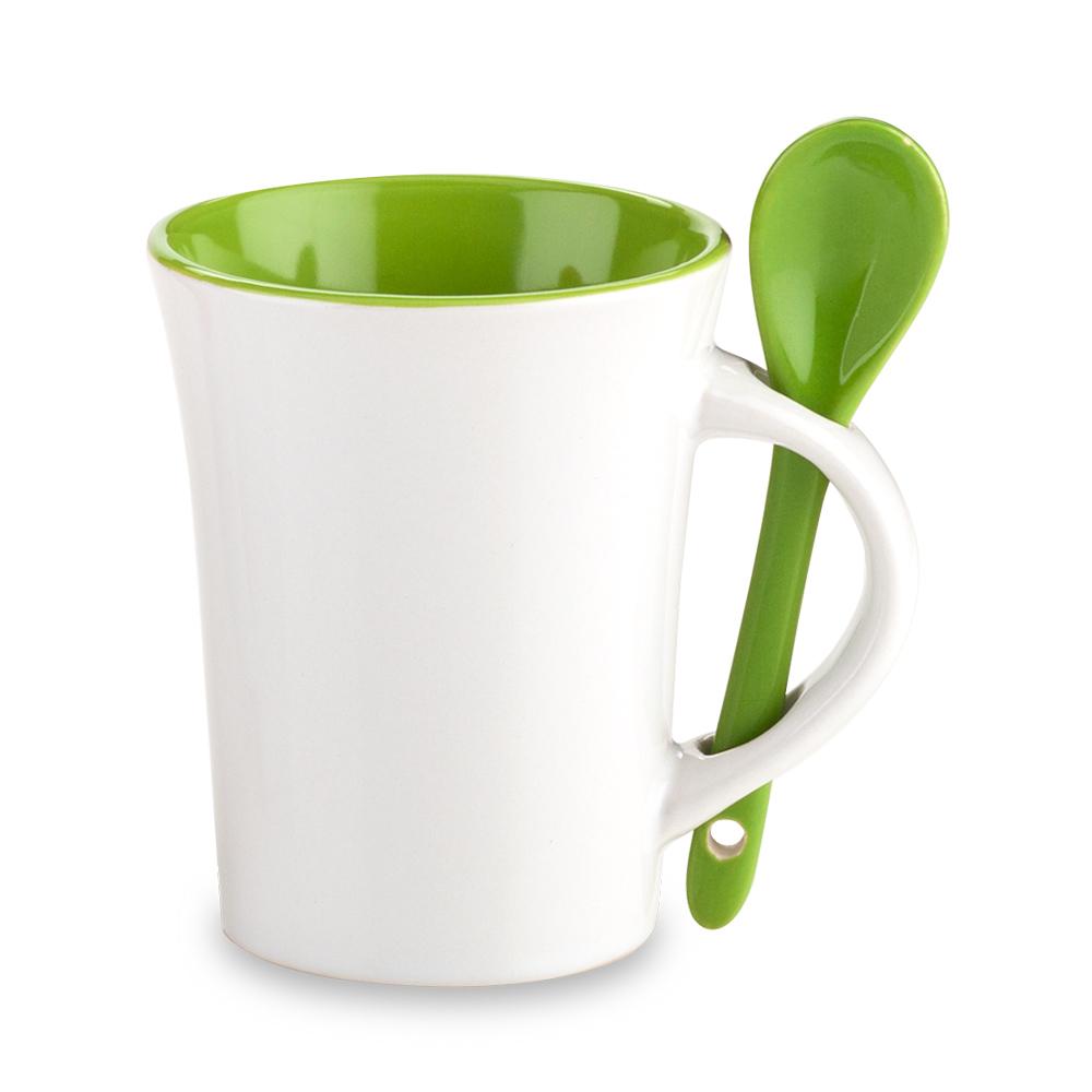 Mug ceramica con cuchara trump 10oz Azul miniatura 7