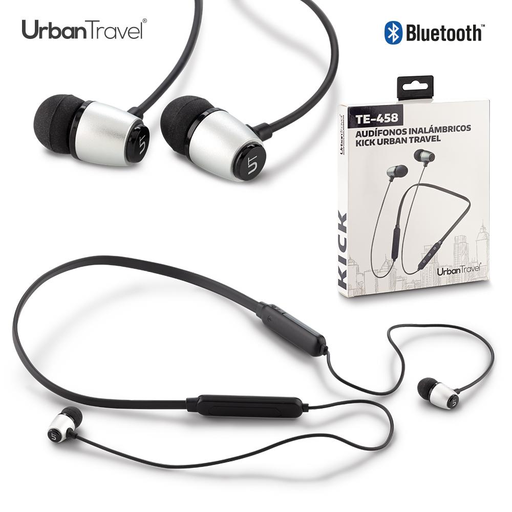 Audifonos inalambricos kick urban travel Negro front