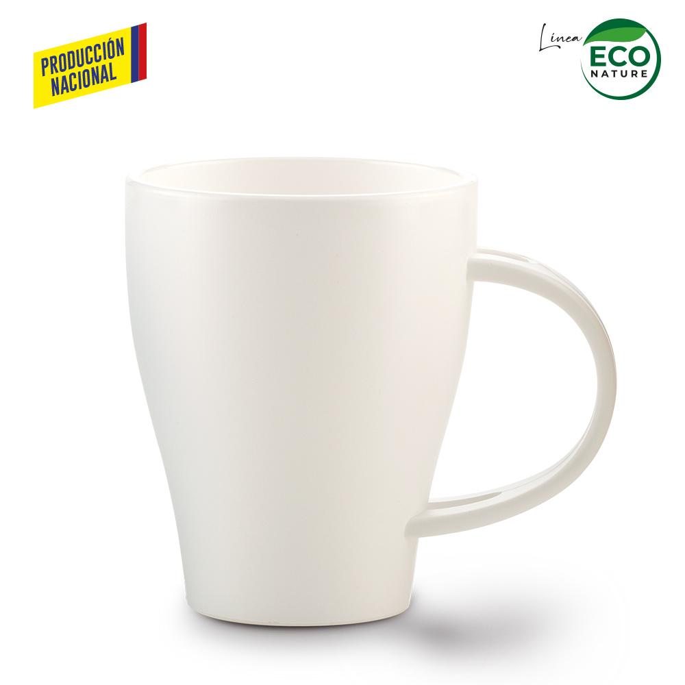 Mug plastico con cuchara tiffany 350ml - produccion nacional produccion nacional Mug blanco miniatura 8