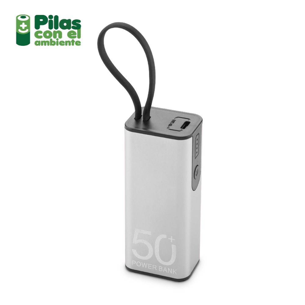 Pila recargable flashlight 5000 mah Silver miniatura 4